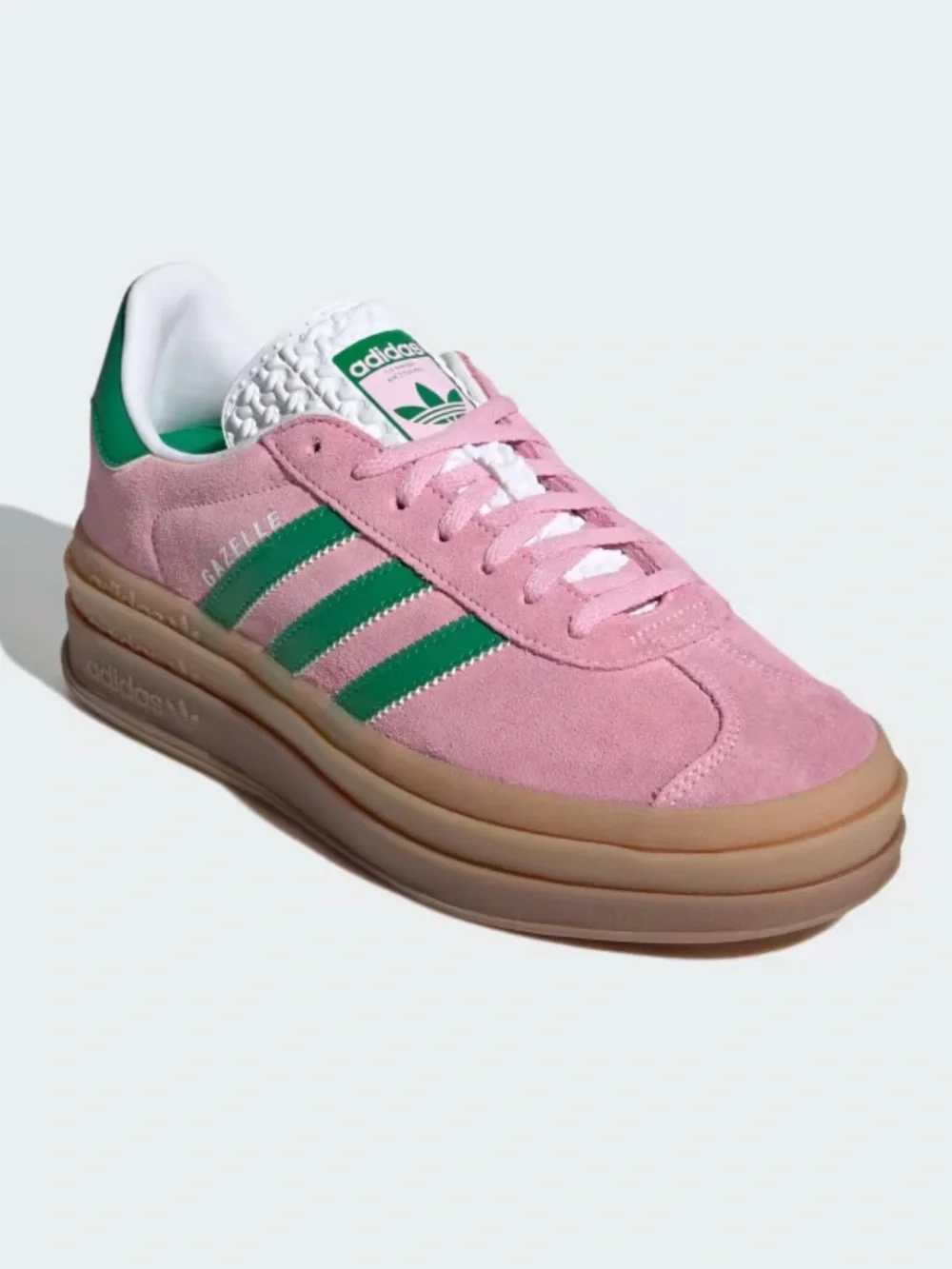 Women’s Adidas  Gazelle Platform Women’s Sneakers in Pink/Green Size 11